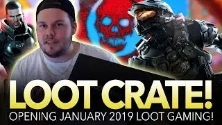 LOOT CRATE! Opening January 2019 Loot Gaming Box!
