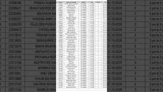 DEE LP&UP 5550 Post PDV& NIOS Withheld document verification from 31/10/2025 to 1/11/2025|Dee notice