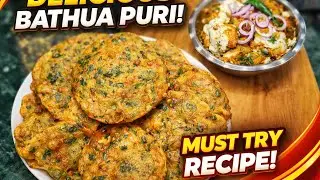 Delicious Aur Tasty Bathua Puri Sabjii Ki Recipe बथुआ और पूरी की रेसिपी एक बार जरूर ट्राई करे #trend