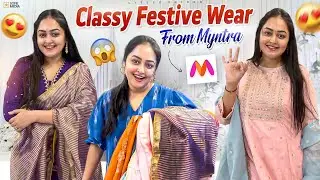 Classy Festive Wear Kurti Sets From Myntra Under Budget 😍😍 || @HeavenlyHomemade