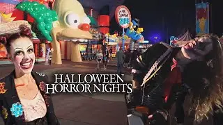 Клоуны с бензопилой — прохождение Scare Zone | HHN 2025
