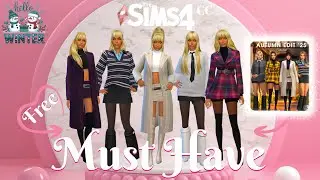 The Sims 4 CC Review ❄️ CAMUFLAJE ❄️ Autom Edit '25 Big Collection by CAMUFLAJE ❄️ Winter by Pinki