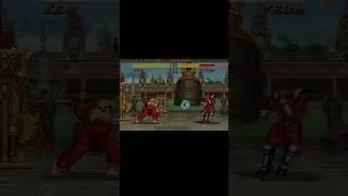 #supernes Street Fighter 2 THE WORLD WARRIOR RED KEN VS VEGA #scanlines #nintendo #16bit #retro