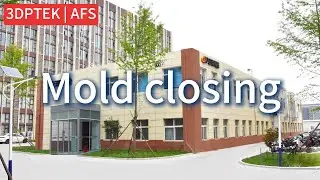 Sand casting: mold closing