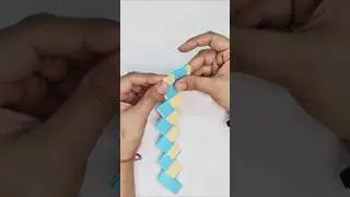 Paper Friendship Band DIY ❤️ #diy #papercraft #youtubeshorts #trending #shorts @Coolleftyart