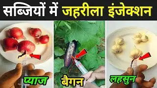 सब्जियों में जहरीला इंजेक्शन ? | Plastic Ki Gobi | Artificial Vegetables Making