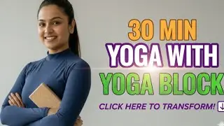 30 minutes blocks yoga for flexibility ✨// with iron lotus// 