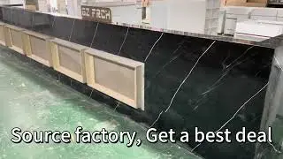 Source factory in China Focus on custom high grade marble reception desks