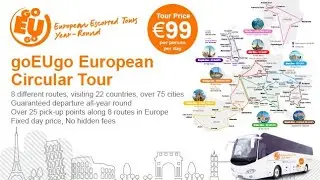 🎊 Explore more of Europe🏆 36 years. Established in 1988🤝 Guaranteed departures Year-round🚍#goeugo