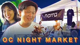 Our first night market booth experience! ✨