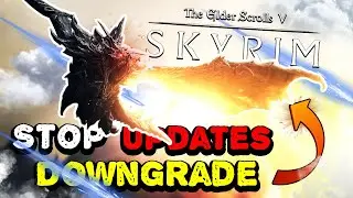 Как понизить версию Skyrim Anniversary Edition до Special Edition и отключить обновления Steam в ...