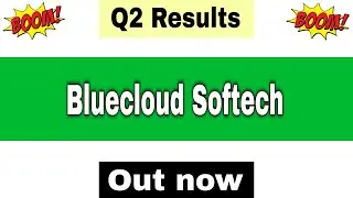 Blue Cloud Softech Q2 Results 2026 | Blue Cloud Softech Results Today | Blue Cloud Softech Share 