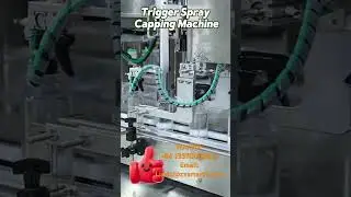 Trigger Spray Capping Machine#cappingmachine #bottlecappingmachine #machine #automationequipment
