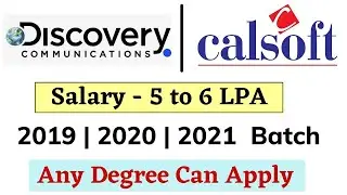 Discovery | Calsoft Recruitment 2021| 2020 | 2019 batch - off campus drive 2021 | job for fresher