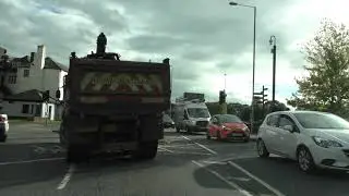 Driving Castle Street, Croft Road, Dolday, All Saints' Road, Bridge Street & New Road, Worcester UK