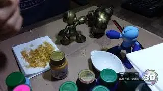 Como Criar EFEITO BRONZE em suas Miniaturas