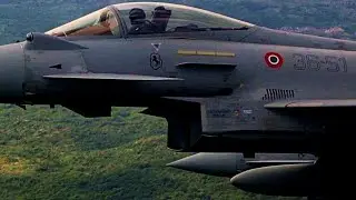 NATO Footage: Italian And Greek Fighter Jets Begin Air Patrols Over Montenegro