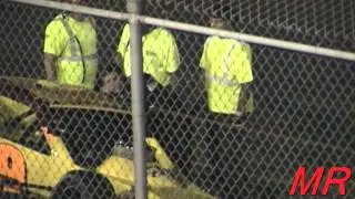 Sportsman Driver Argues With Track Crew After Crash At Wall Stadium Speedway 7-19-14