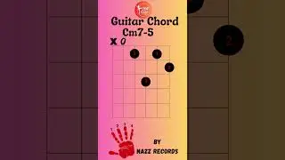 Cm7-5 Guitar Chords #music #performence #nazzrecords #guitar #guitarist #guitarplayer