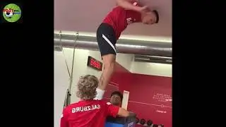 Benjamin Sesko INSANE JUMP showing off Crazy  basketball skills, look at that dunk!