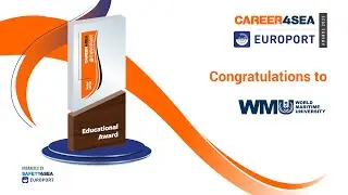 World Maritime University receives the 2025 CAREER4SEA &ndash; EUROPORT Educational Award