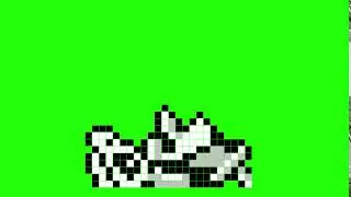 Super Mario Bros 3 Nes - Animated Skeleton Turtle Crushing Green Screen 4K