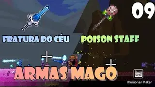 TERRARIA FIZ A FRATURA DO C&Eacute;U E CONSEGUI O POISON STAFF DEMOROU MUITO #09