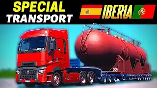 Iberia: Special Transport | Madrid - Puertollano | ETS2 Iberia Map DLC Cinematic Gameplay