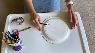 How to make a paper plate fish