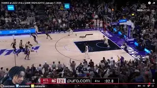 FlightReacts To HAWKS at JAZZ | FULL GAME HIGHLIGHTS | January 7, 2025!