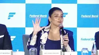 Vidya Balan Arrive As Brand Ambassador For The Unveiling Of Federal Bank&rsquo;s New Look