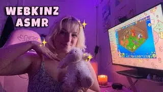 ASMR Nostalgic Webkinz House Tour + Daily Tasks and Games! Background Tingly Gaming for Sleep 😴🎮💗