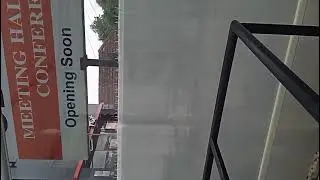 Motorised PVC outdoor zip track installed by NBT fitter Mr Pradeep Vishwakarma