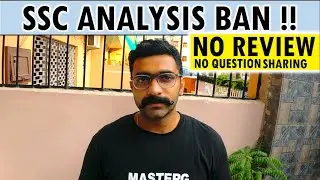 Exam Analysis Banned SSC CGL ANALYSIS  No Analysis NO Review SSC LATEST NOTIFICATION 2021