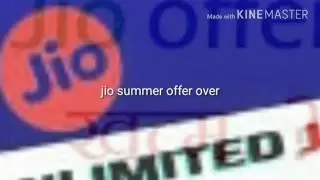 Jio summer offer over.....
