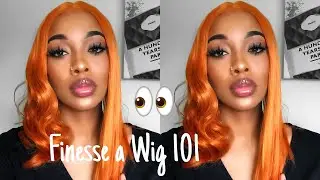 LETS FINESSE THIS SYNTHETIC WIG! - FT jum wigs