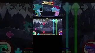 BF Vs G4ME0VER Sonic || FNF TEMPEST One Shot || #shorts #short
