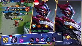 ZHASK Top Global ZHASK Best Build & Gameplay | Top 1 Global | Mobile Legends New Season