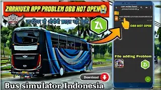 Zarchiver Obb file not open | Obb file copy paste problem zarchiver Bussid Obb file open nahe hogi