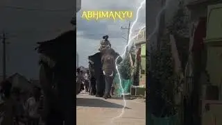 Abhimanyu in tiger rescue operation 🙏..&hellip;... #trending #elephant #viral #abhimanyu #realistic