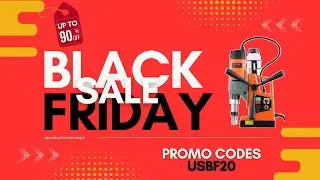 Portable Electric Magnetic Drill Press | Black Friday AliExpress Promo Codes & Discount Coupons 2024
