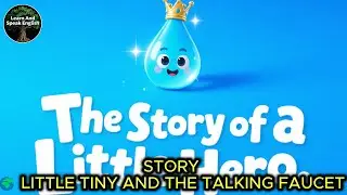STORY : 🌍 LITTLE TINY AND THE TALKING FAUCET - Lesson on water conservation #lessonablestory #kids