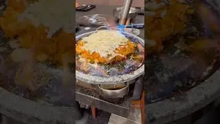 Korean BBQ: Fried Rice with BLOWTORCH?!
