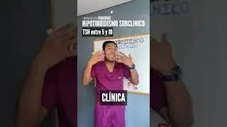 TRATAMIENTO EN HIPOTIROIDISMO SUBCLÍNICO.😵‍💫😵‍💫#Shorts | DR. RAWDY