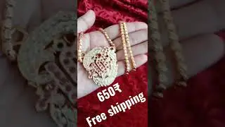 Impon Om Dollar Chain @jkkvcollections #subscribe #whatsapp 9597720725#impon #om #dollar #chain