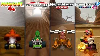 Evolution of Mario Kart 64 Choco Mountain (1996 - 2022)