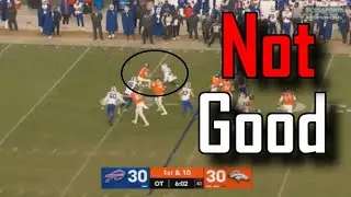 This is the play Bo Nix got injured on | Denver Broncos Vs Buffalo Bills