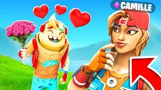 JE TOMBE AMOUREUX de CETTE FILLE !! Elle me donne son NUMÉRO !! (Fortnite Saison 6)