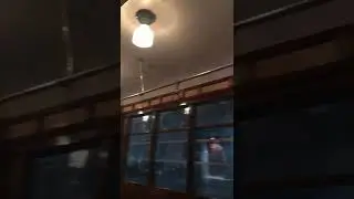 Inside of vintage Tram in Milan Italy 🇮🇹