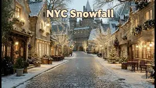 Snowy Medieval Village ❄️ 3 Hours of Peaceful Caf&eacute; Ambience for Study & Relaxation  mov